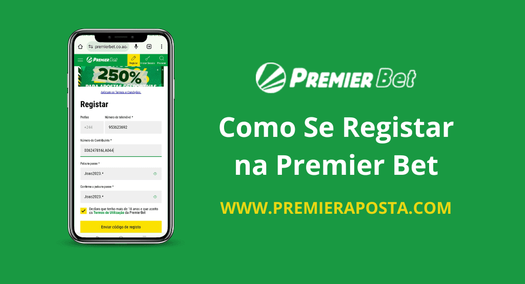 Como Se Registar na Premier Bet Angola