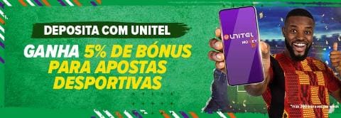 Deposita com Unitel Money e ganha 5% de bónus para apostas desportivas 