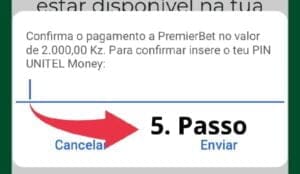 Como Depositar na Premier bet com Unitel Money