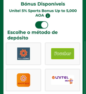 Como Depositar na Premier bet com Unitel Money