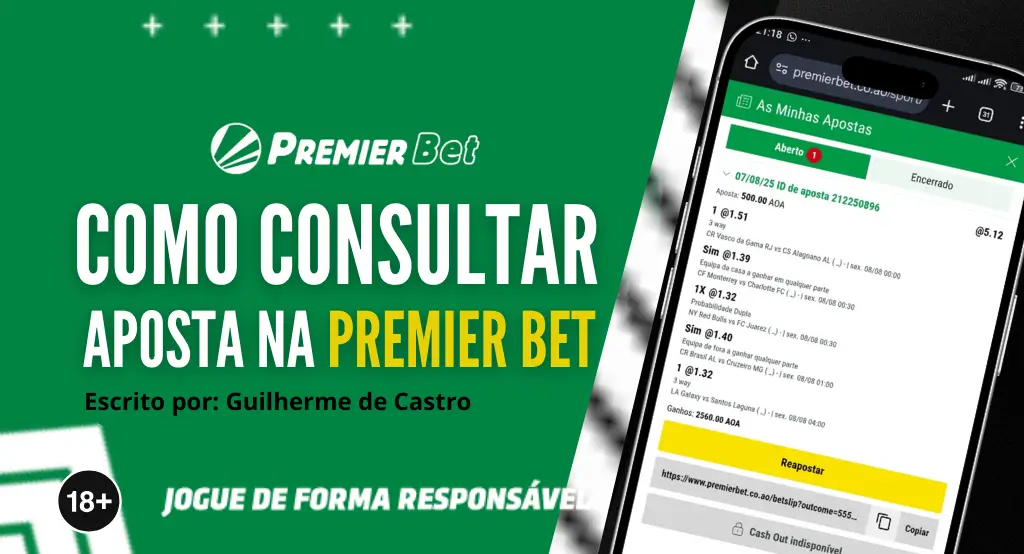 Como consultar aposta na Premier Bet